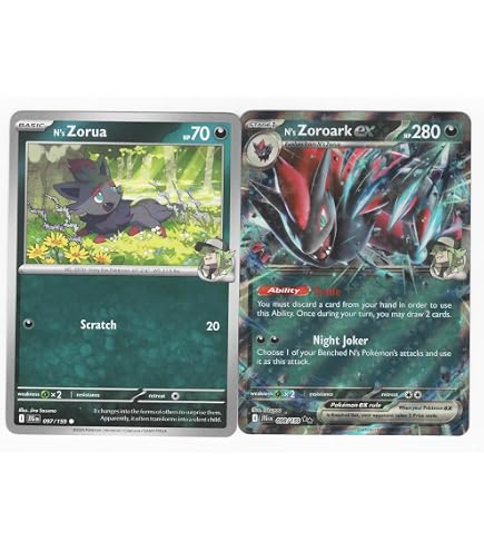 Amazon.com: Pokemon - N's Zoroark ex 175/159 – Journey Together